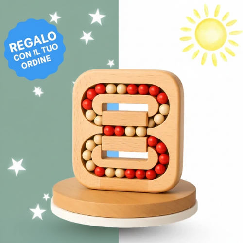 Puzzle a Biglie HappyBimbi – stimola la concentrazione e la coordinazione